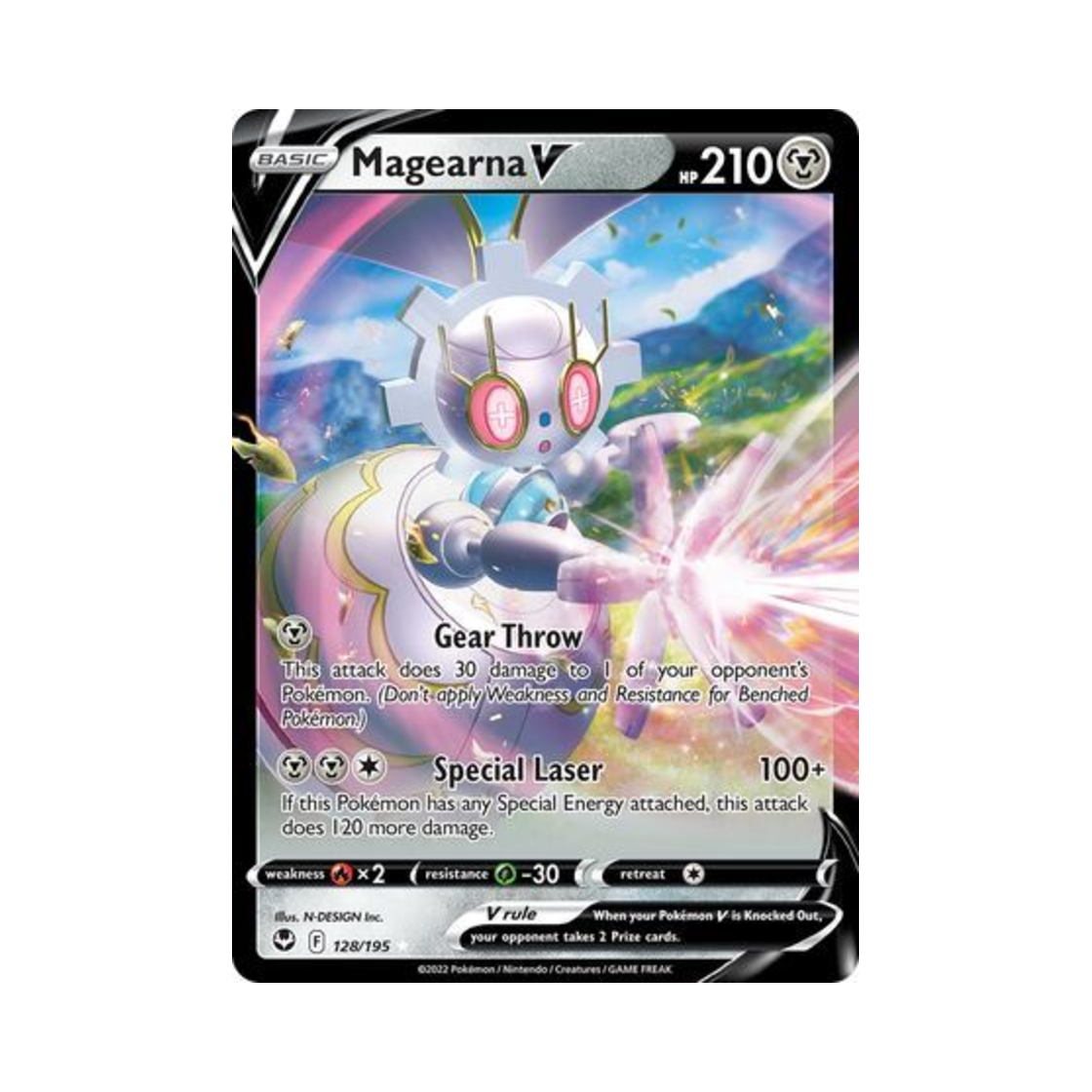 포켓몬 TCG 마기아나 V HRV 실버 템페스트 (영문판)(Pokemon TCG Magearna V HRV Silver Tempest (English Ver.))