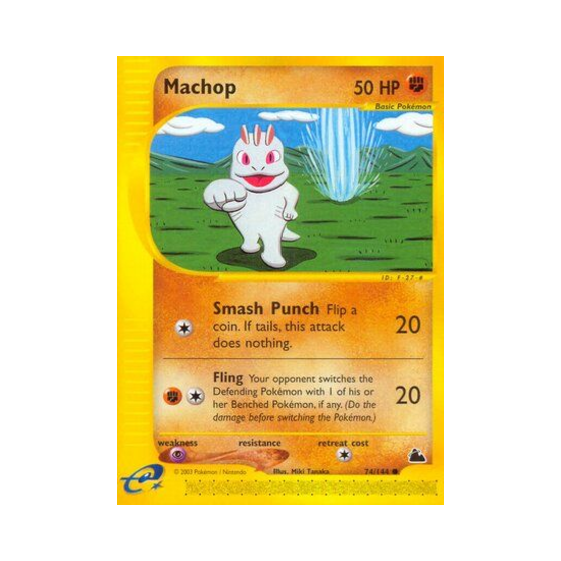 포켓몬 TCG 알통몬 C 스카이리지 (영문판)(Pokemon TCG Machop C Skyridge (English Ver.))