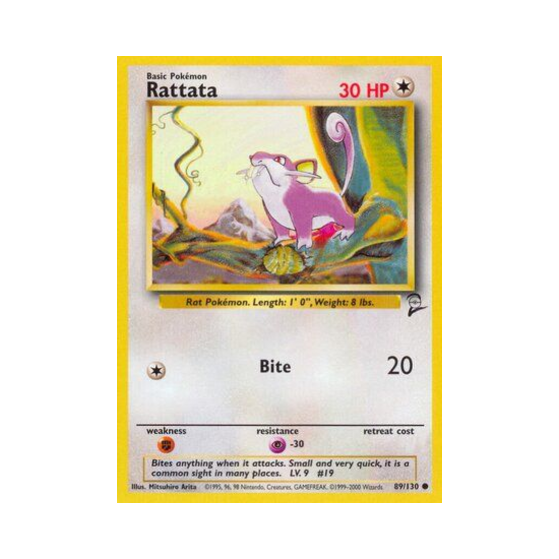 포켓몬 TCG 꼬렛 C 베이스 세트 2 (영문판)(Pokemon TCG Rattata C Base Set 2 (English Ver.)) - 1
