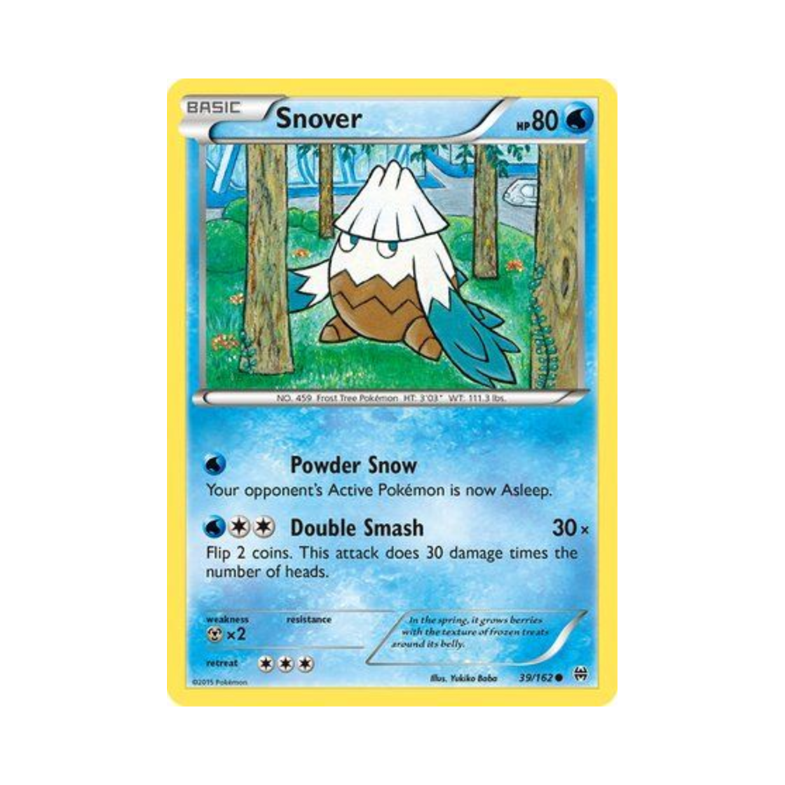 포켓몬 TCG 눈쓰개 C 브레이크스루 (영문판)(Pokemon TCG Snover C BREAKthrough (English Ver.))