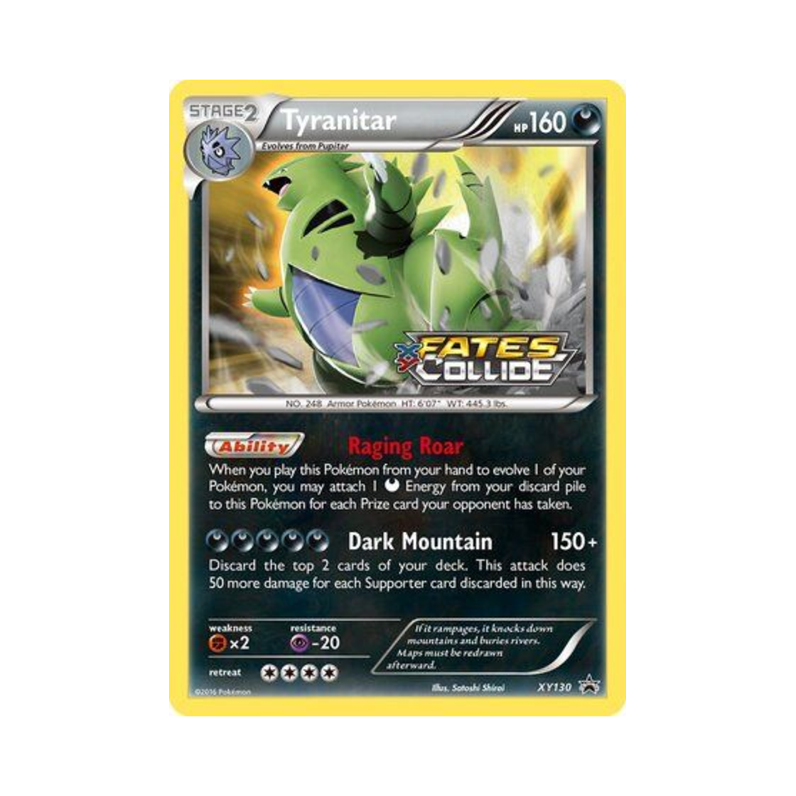 포켓몬 TCG 마기라스 P XY 프로모 카드 (영문판)(Pokemon TCG Tyranitar P XY Promos (English Ver.)) - 1