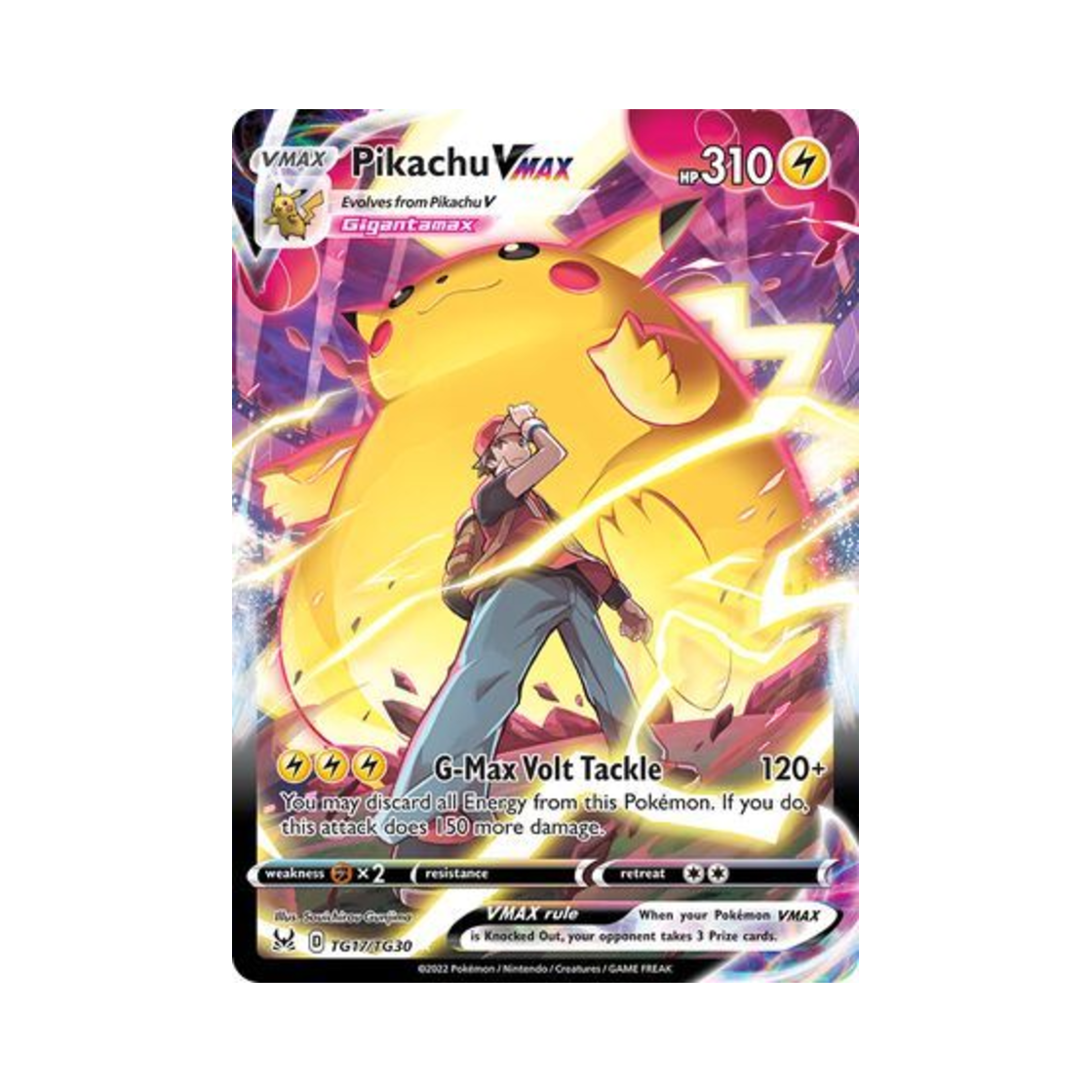 LORTG17/TG30 Pokemon TCG Pikachu VMAX HRV Lost Origin (English Ver.)