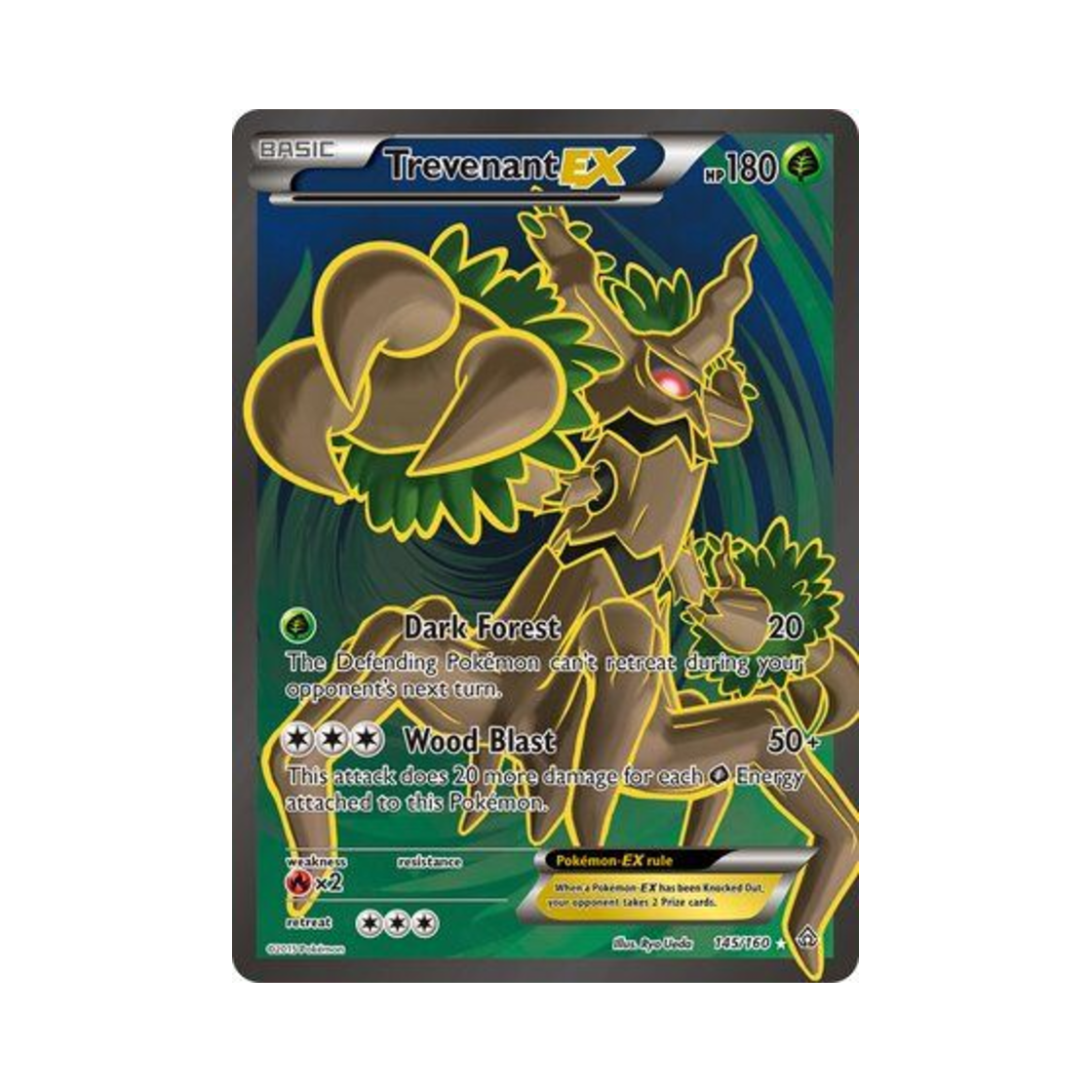 포켓몬 TCG 대로트 EX RU 프라이멀 크래시 (영문판)(Pokemon TCG Trevenant EX RU Primal Clash (English Ver.))