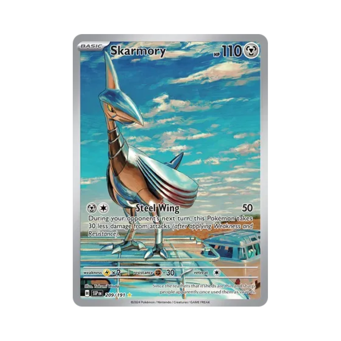 포켓몬 TCG 무장조 IR 서징 스파크 (영문판)(Pokemon TCG Skarmory IR Surging Sparks (English Ver.)) - 1