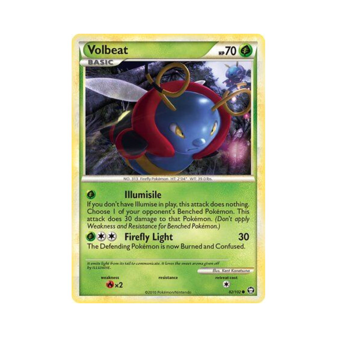 포켓몬 TCG 볼비트 C 트라이엄펀트 (영문판)(Pokemon TCG Volbeat C Triumphant (English Ver.)) - 1
