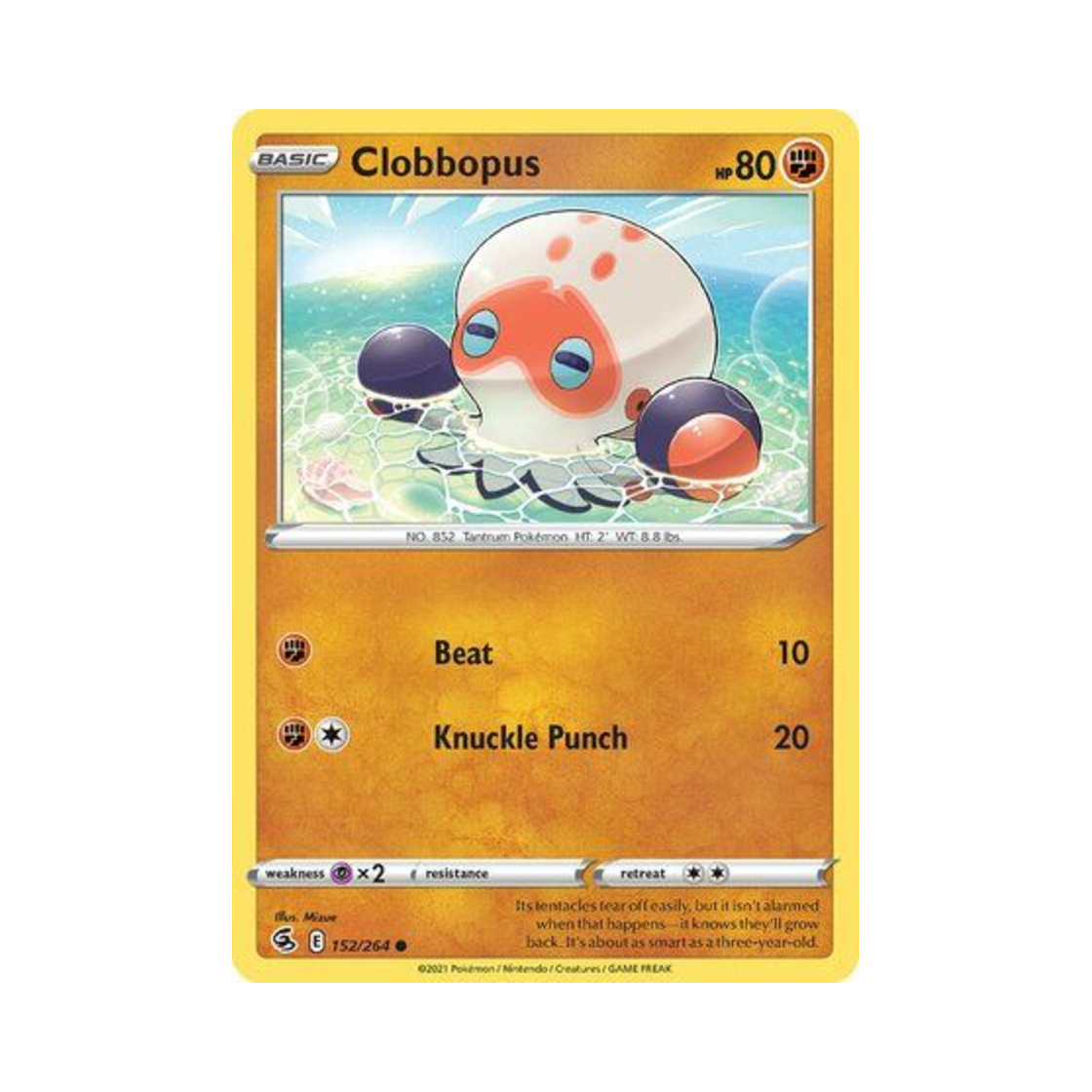 포켓몬 TCG 때때무노 C 퓨전 스트라이크 (영문판)(Pokemon TCG Clobbopus C Fusion Strike (English Ver.)) - 1