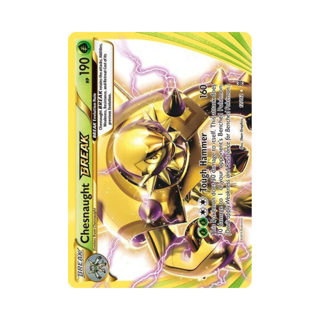 포켓몬 TCG 브리가론 BREAK RB 브레이크스루 (영문판)(Pokemon TCG Chesnaught BREAK RB BREAKthrough (English Ver.)) - 1