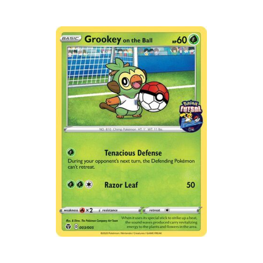 포켓몬 TCG 흥나숭 온 더 볼 포켓몬 풋살 (영문판)(Pokemon TCG Grookey on the Ball Pokemon Futsal (English Ver.)) - 1
