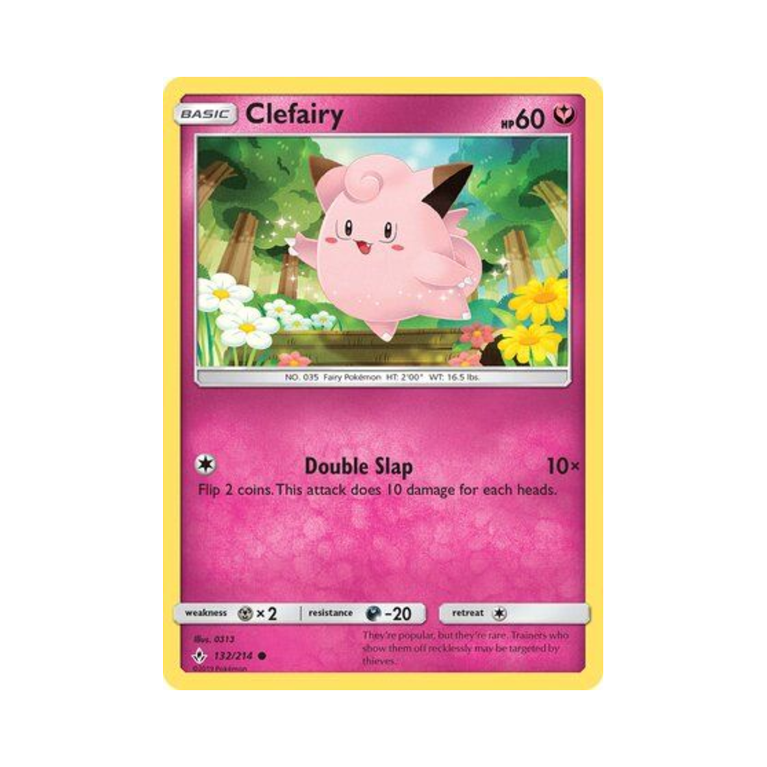 포켓몬 TCG 삐삐 C 언브로큰 본즈 (영문판)(Pokemon TCG Clefairy C Unbroken Bonds (English Ver.)) - 1