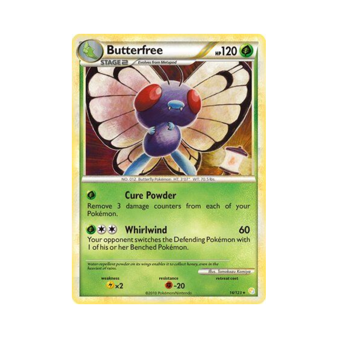 포켓몬 TCG 버터플 R 하트골드 & 소울실버 (영문판)(Pokemon TCG Butterfree R HeartGold & SoulSilver (English Ver.)) - 1