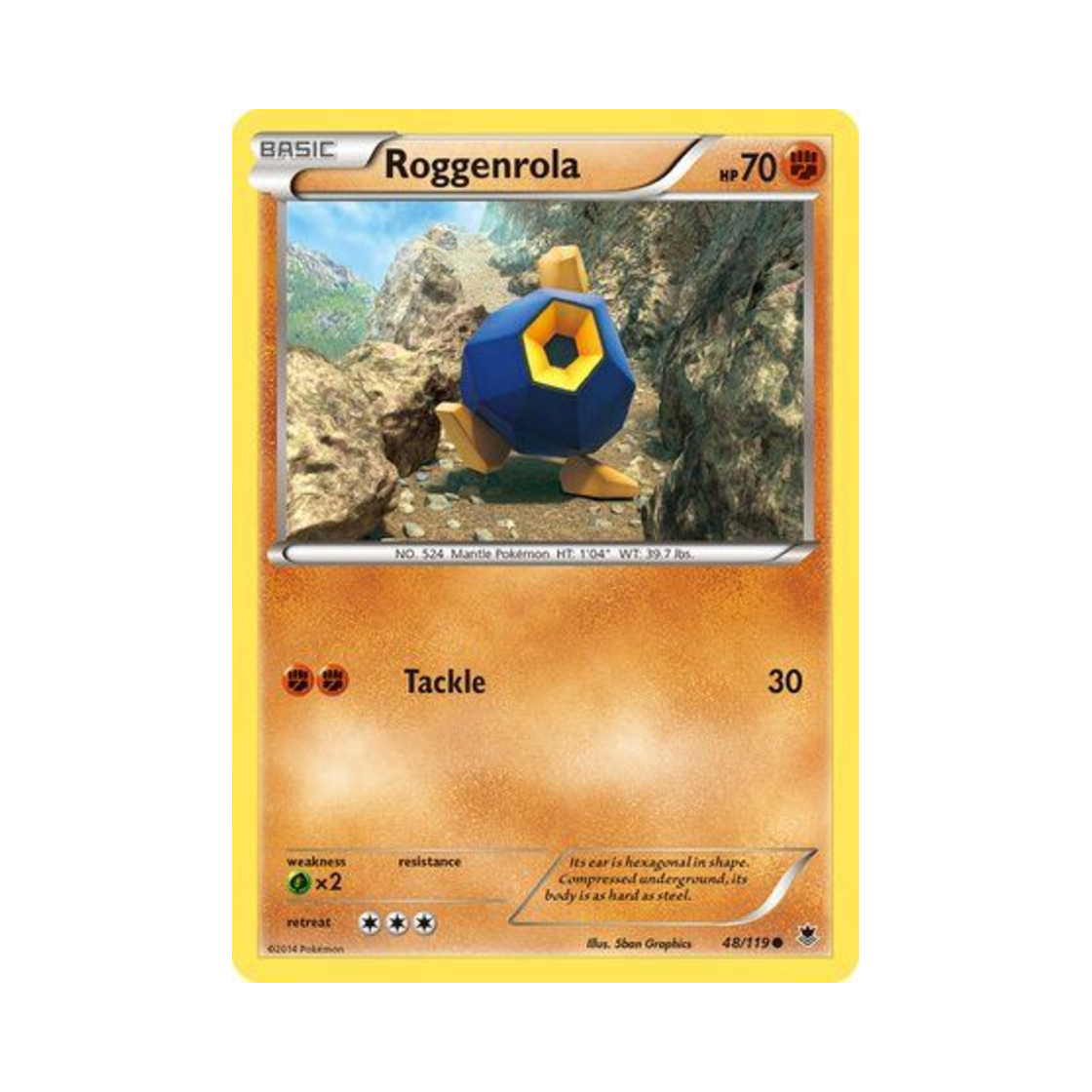포켓몬 TCG 단굴 C 팬텀 포스 (영문판)(Pokemon TCG Roggenrola C Phantom Forces (English Ver.)) - 1