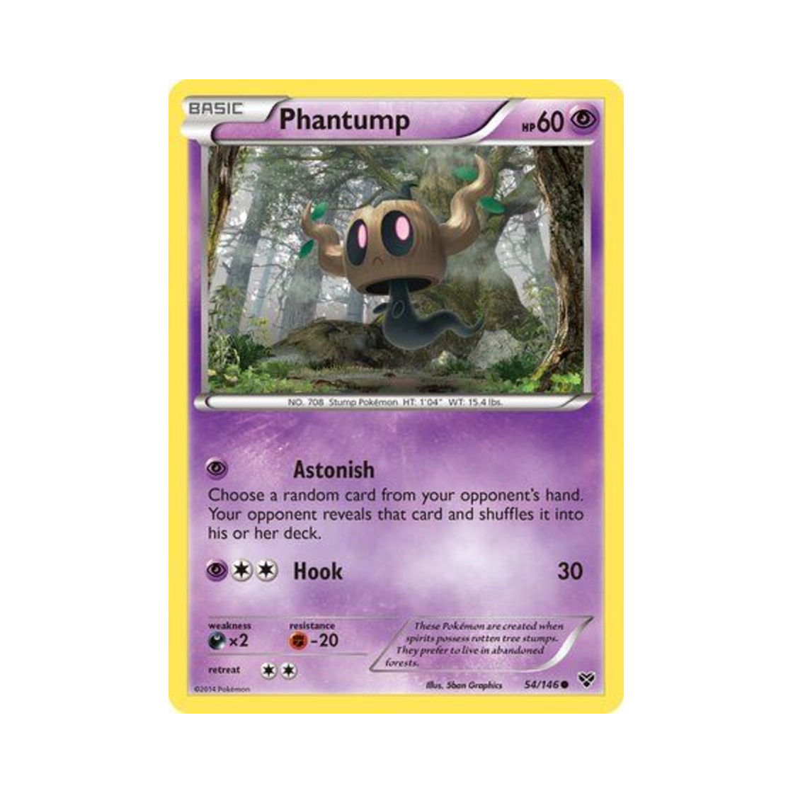 포켓몬 TCG 나목령 C XY (영문판)(Pokemon TCG Phantump C XY (English Ver.)) - 1