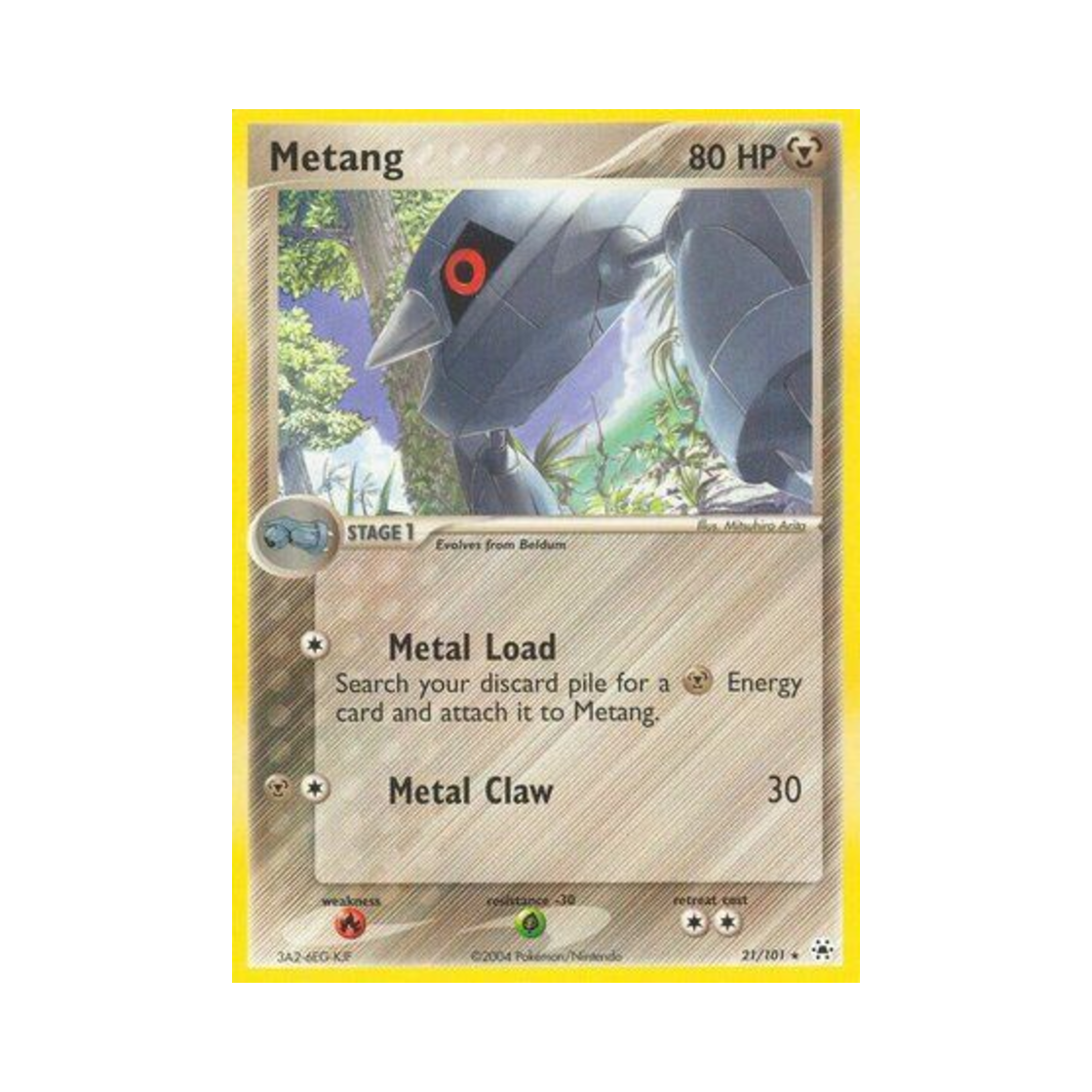 포켓몬 TCG 메탕구 R EX 히든 레전드 (영문판)(Pokemon TCG Metang R EX Hidden Legends (English Ver.))