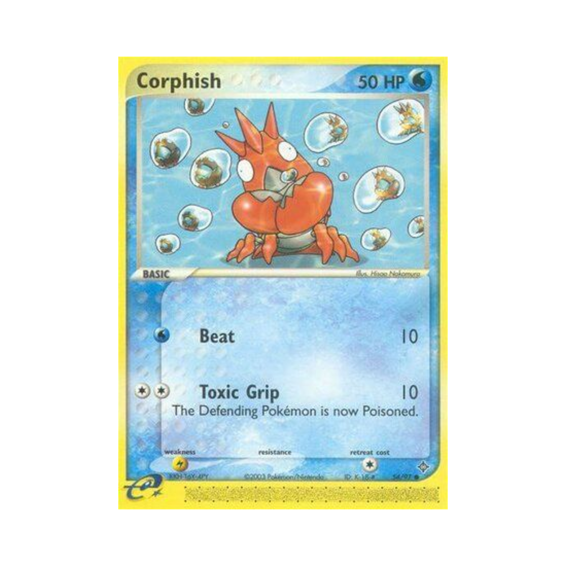포켓몬 TCG 가재군 C EX 드래곤 (영문판)(Pokemon TCG Corphish C EX Dragon (English Ver.)) - 1