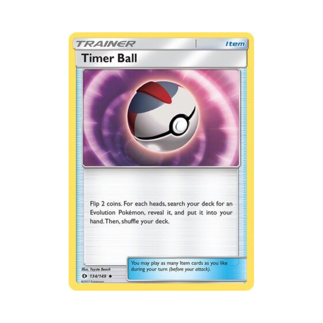 포켓몬 TCG 타이마볼 U 썬 & 문 (영문판)(Pokemon TCG Timer Ball U Sun & Moon (English Ver.)) - 1