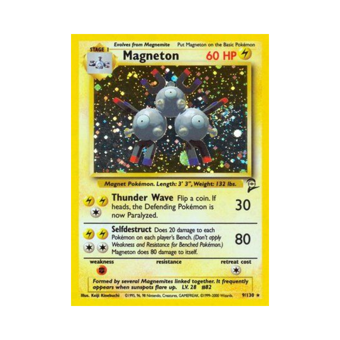 포켓몬 TCG 레어코일 RH 베이스 세트 2 (영문판)(Pokemon TCG Magneton RH Base Set 2 (English Ver.))