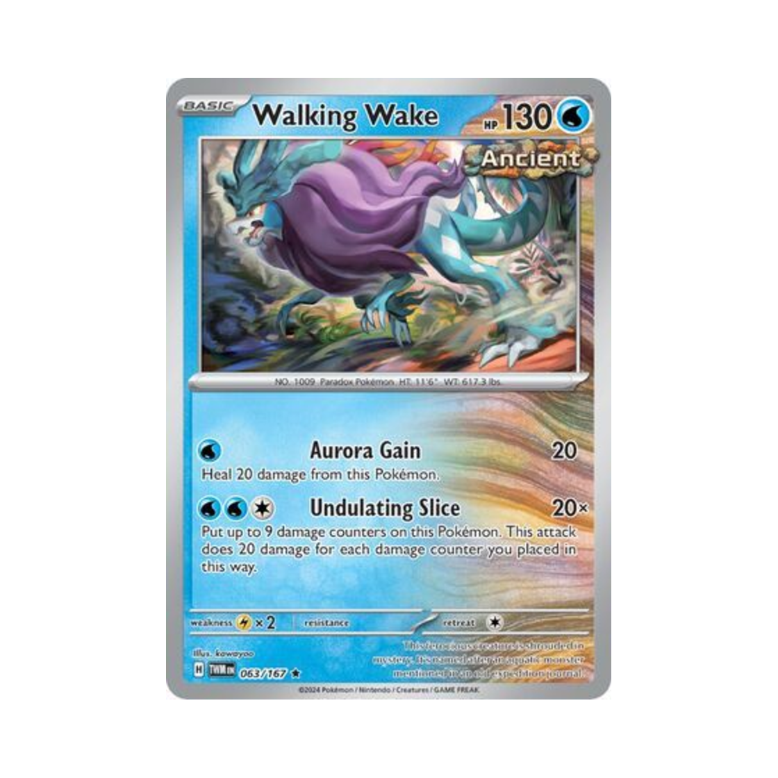 포켓몬 TCG 굽이치는물결 R 트와일라잇 마스커레이드 (영문판)(Pokemon TCG Walking Wake R Twilight Masquerade (English Ver.)) - 1