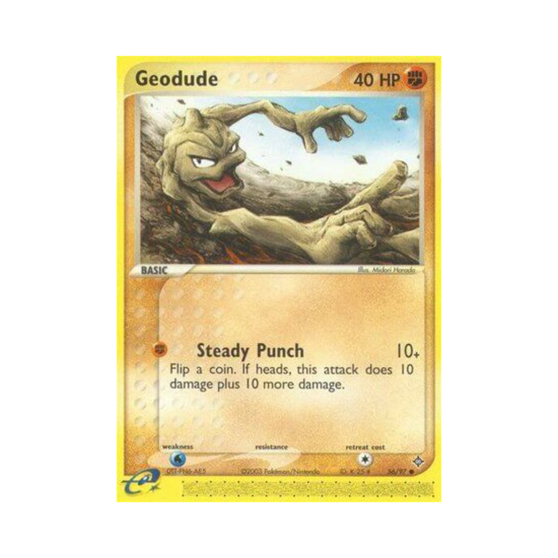 포켓몬 TCG 꼬마돌 C EX 드래곤 (영문판)(Pokemon TCG Geodude C EX Dragon (English Ver.))