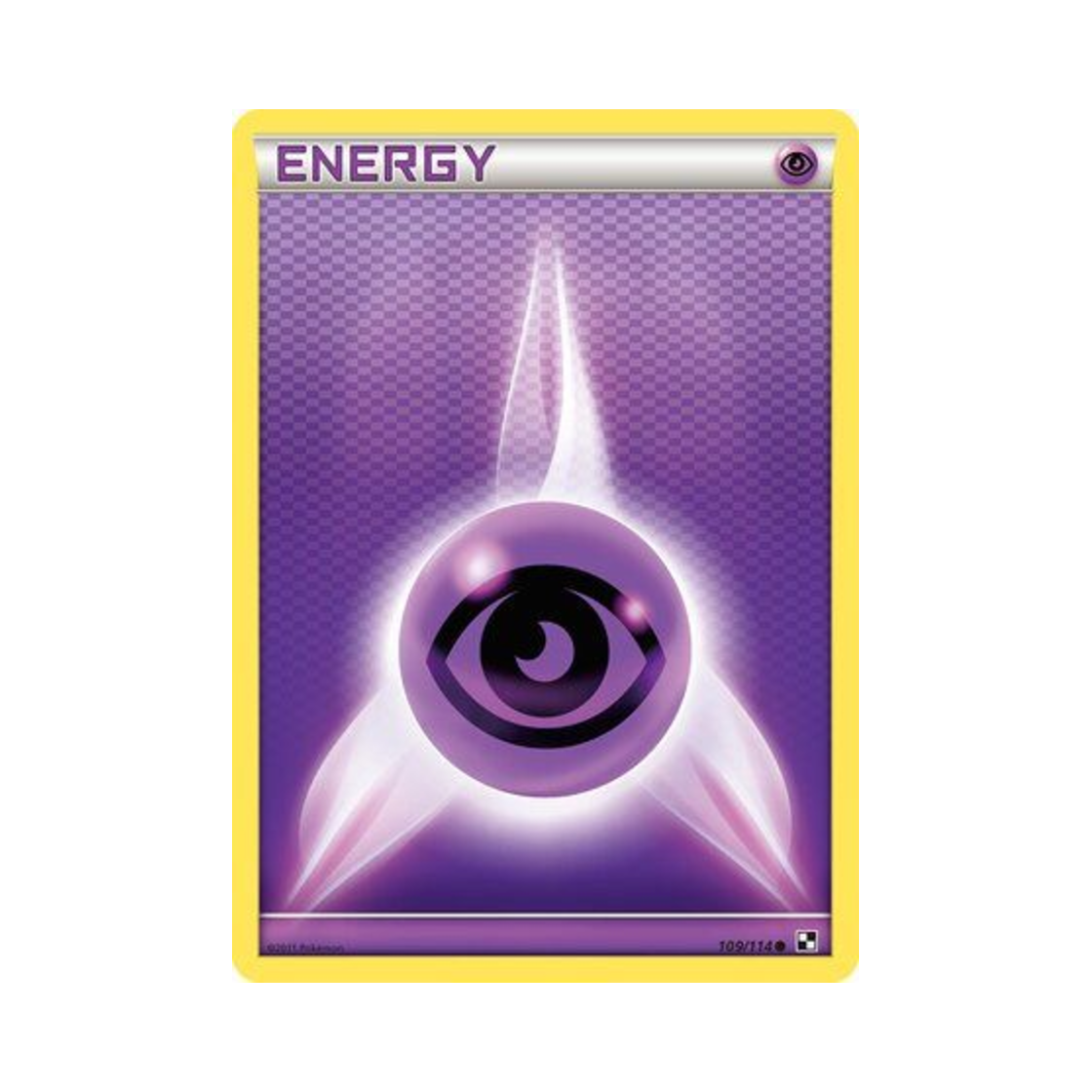 포켓몬 TCG 기본 초 에너지 C 블랙 & 화이트 (영문판)(Pokemon TCG Psychic Energy C Black & White (English Ver.)) - 1