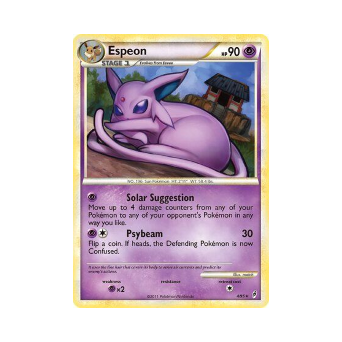 포켓몬 TCG 에브이 RH 콜 오브 레전즈 (영문판)(Pokemon TCG Espeon RH Call of Legends (English Ver.)) - 1