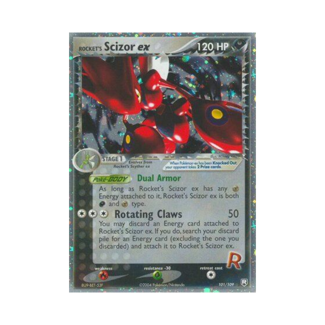 포켓몬 TCG 로켓단의 핫삼 ex RHe EX 로켓단 리턴즈 (영문판)(Pokemon TCG Rocket's Scizor ex RHe EX Team Rocket Returns (English Ver.)) - 1