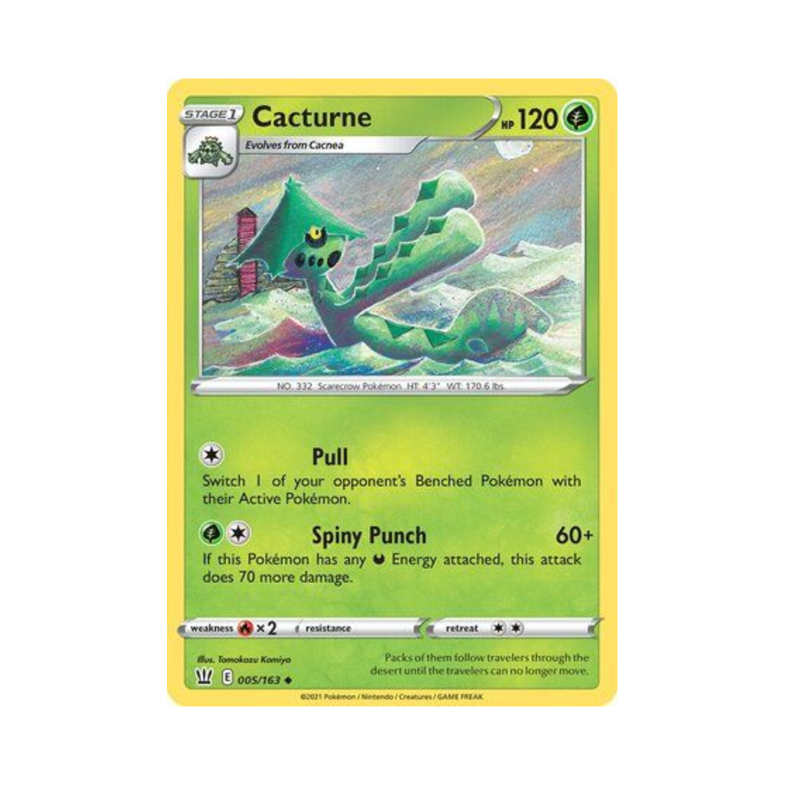 포켓몬 TCG 밤선인 U 배틀 스타일즈 (영문판)(Pokemon TCG Cacturne U Battle Styles (English Ver.)) - 1