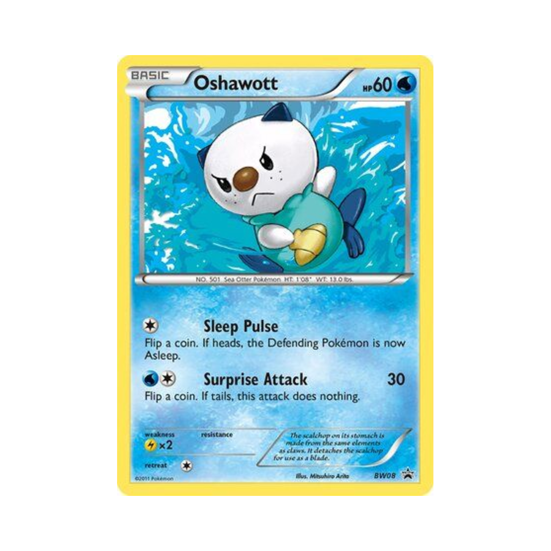 포켓몬 TCG 수댕이 P 블랙 & 화이트 프로모카드 (영문판)(Pokemon TCG Oshawott P Black & White Promos (English Ver.)) - 1