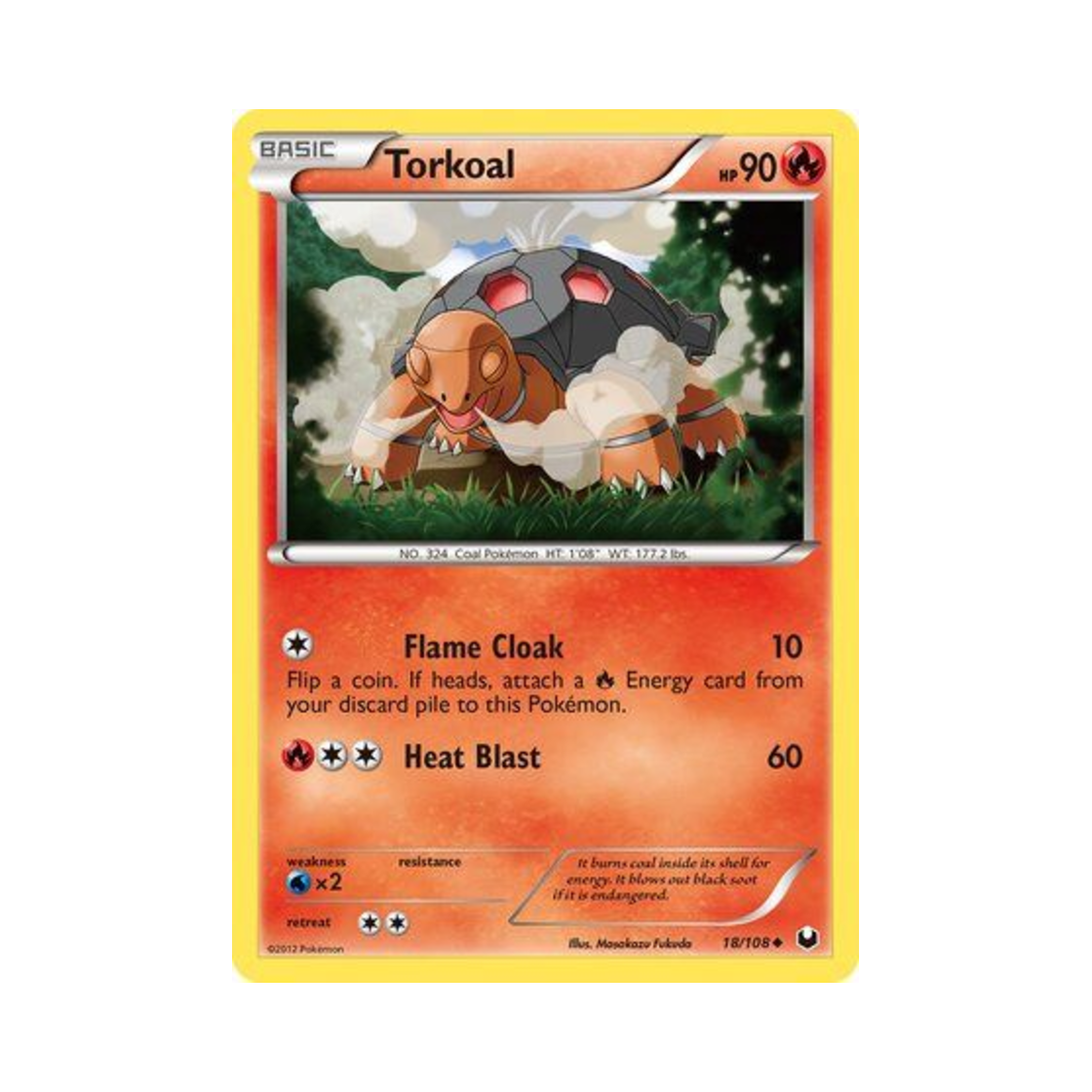 포켓몬 TCG 코터스 U 다크 익스플로러스 (영문판)(Pokemon TCG Torkoal U Dark Explorers (English Ver.)) - 1