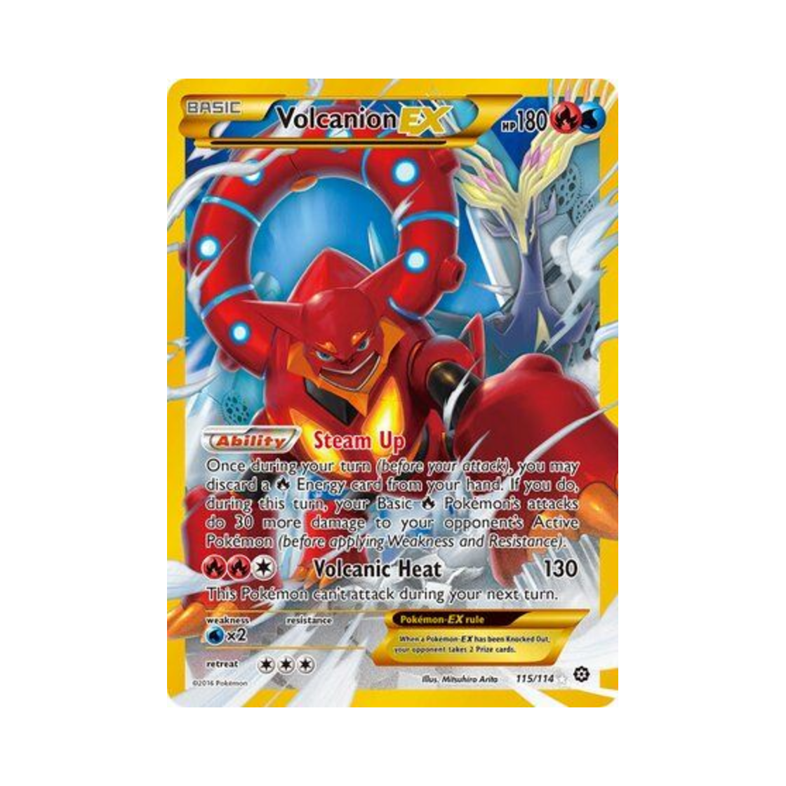포켓몬 TCG 볼케니온 EX RS 스팀 시즈 (영문판)(Pokemon TCG Volcanion EX RS Steam Siege (English Ver.))