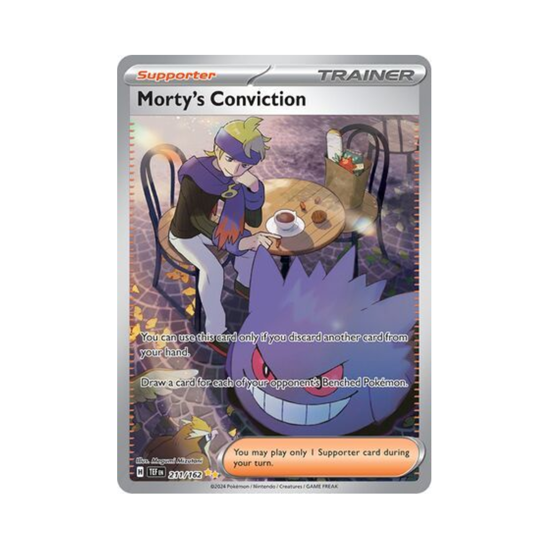 포켓몬 TCG 유빈의 신념 SIR 템포럴 포시스 (영문판)(Pokemon TCG Morty's Conviction SIR Temporal Forces (English Ver.)) - 1