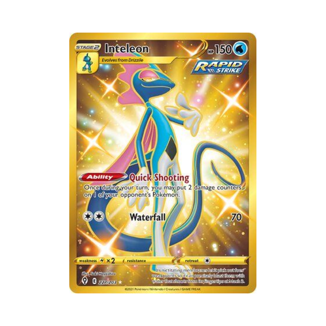 포켓몬 TCG 인텔리레온 RS 이볼빙 스카이즈 (영문판)(Pokemon TCG Inteleon RS Evolving Skies (English Ver.)) - 1