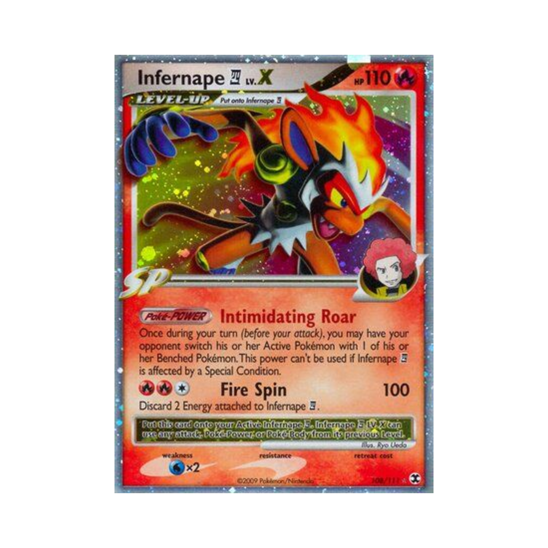 포켓몬 TCG 초염몽 E4 LV.X RHL 라이징 라이벌스 (영문판)(Pokemon TCG Infernape E4 LV.X RHL Rising Rivals (English Ver.))