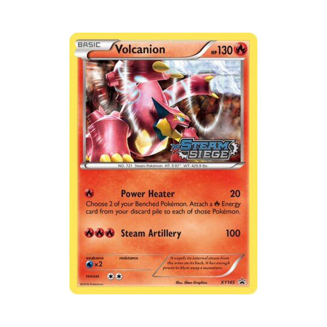 포켓몬 TCG 볼케니온 P XY 프로모 카드 (영문판)(Pokemon TCG Volcanion P XY Promos (English Ver.))