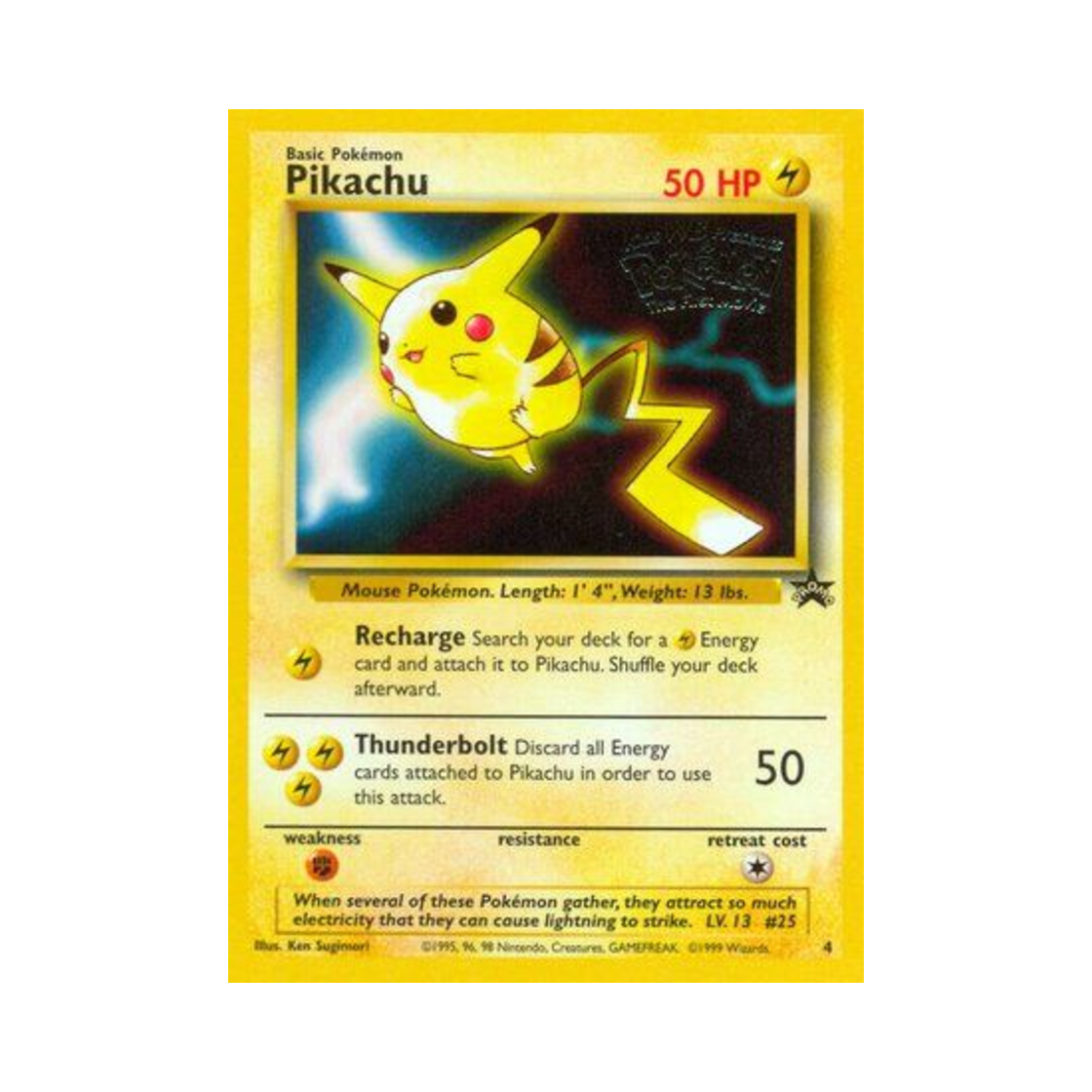 포켓몬 TCG 피카츄 P 위자드 오브 더 코스트 프로모카드 (영문판)(Pokemon TCG Pikachu P Wizards of the Coast Promos (English Ver.)) - 1