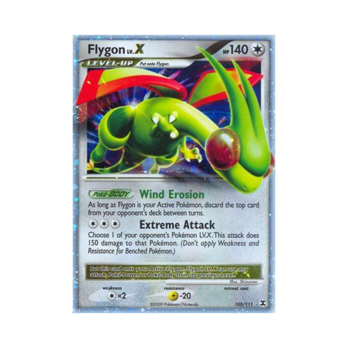 포켓몬 TCG 플라이곤 LV.X RHL 라이징 라이벌스 (영문판)(Pokemon TCG Flygon LV.X RHL Rising Rivals (English Ver.))