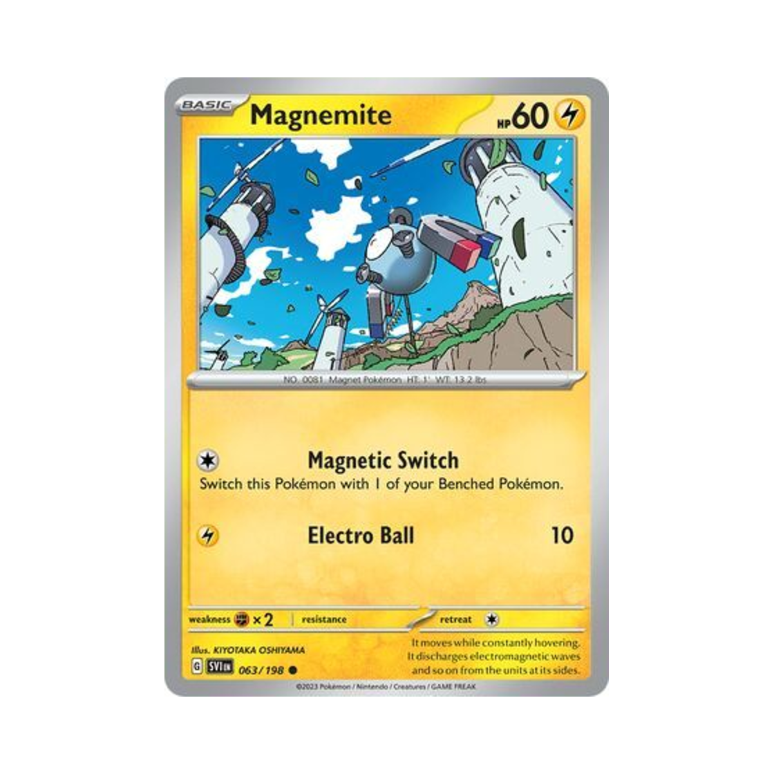 포켓몬 TCG 코일 C 스칼렛 & 바이올렛 (영문판)(Pokemon TCG Magnemite C Scarlet & Violet (English Ver.)) - 1