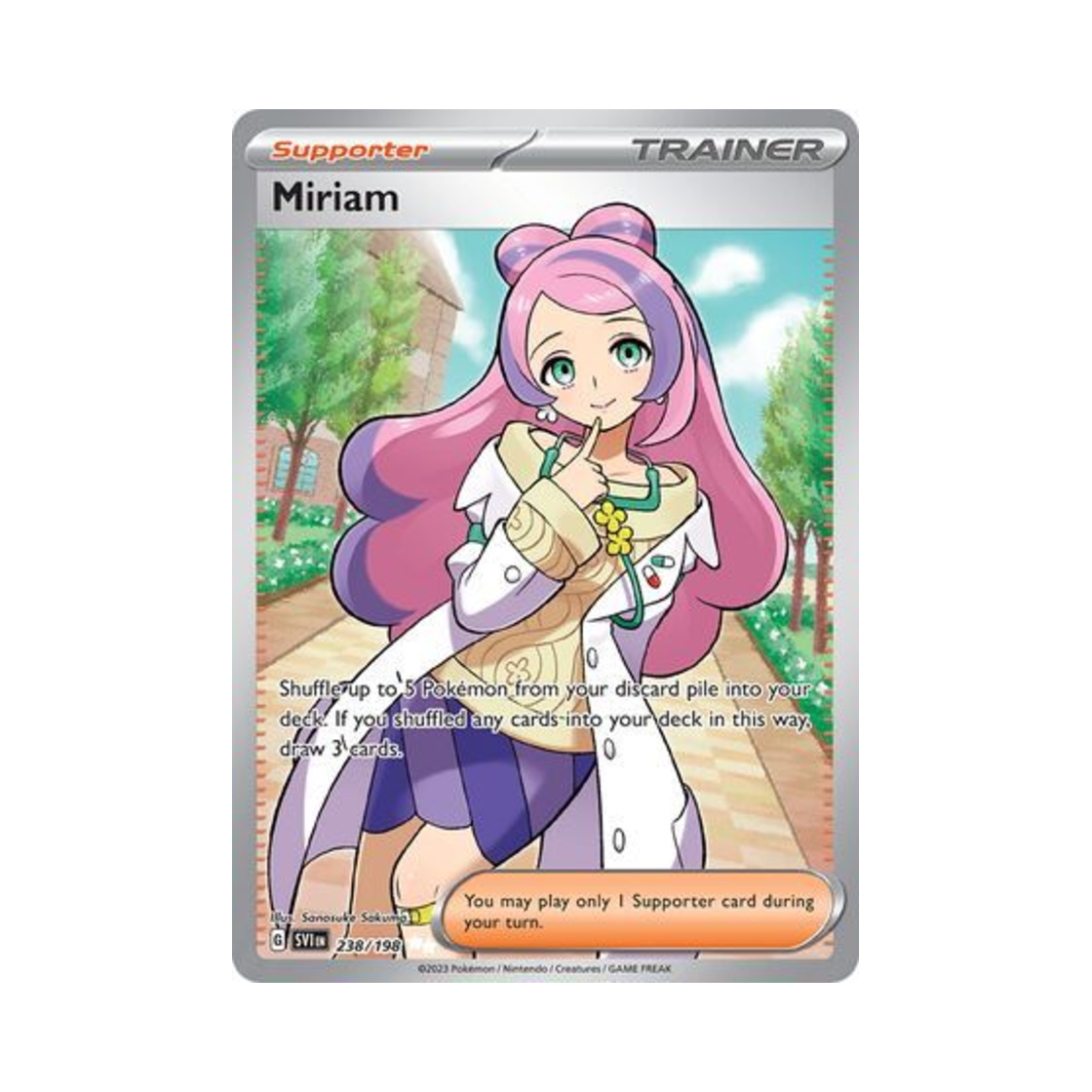 포켓몬 TCG 미모사 UR 스칼렛 & 바이올렛 (영문판)(Pokemon TCG Miriam UR Scarlet & Violet (English Ver.)) - 1