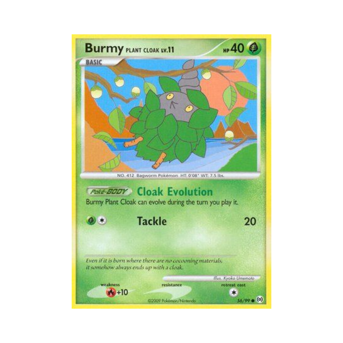 포켓몬 TCG 도롱충이 초목도롱 C 아르세우스 (영문판)(Pokemon TCG Burmy Plant Cloak C Arceus (English Ver.)) - 1