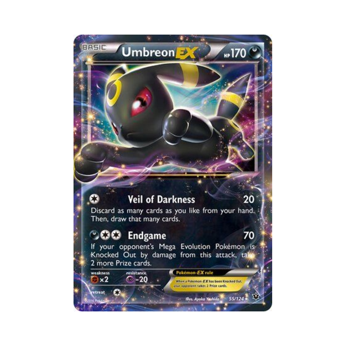 포켓몬 TCG 블래키 EX RHE 페이츠 컬라이드 (영문판)(Pokemon TCG Umbreon EX RHE Fates Collide (English Ver.)) - 1