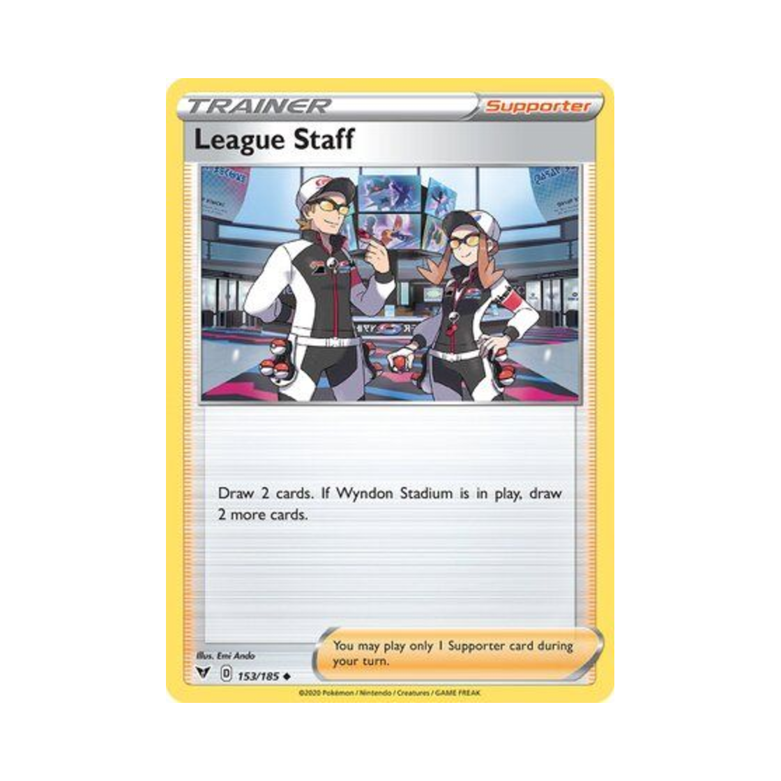 포켓몬 TCG 리스 스태프 U 비비드 볼티지 (영문판)(Pokemon TCG League Staff U Vivid Voltage (English Ver.)) - 1
