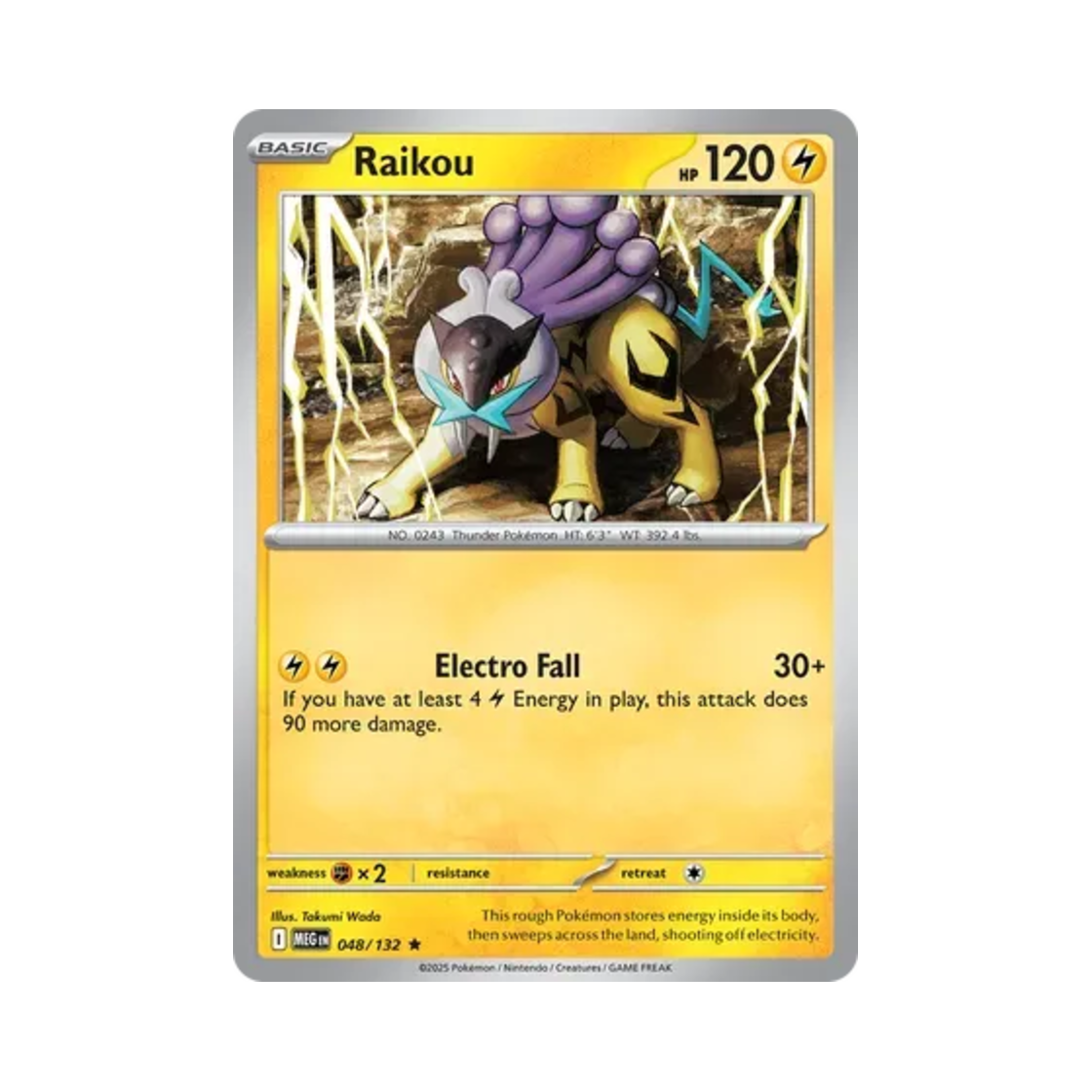 포켓몬 TCG 라이코 R 메가 에볼루션 (영문판)(Pokemon TCG Raikou R Mega Evolution (English Ver.)) - 1