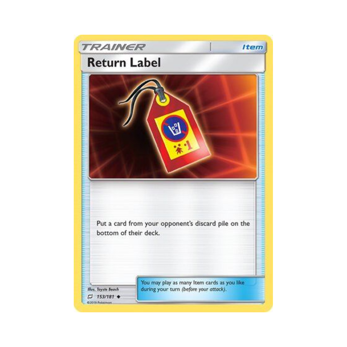 포켓몬 TCG 리턴라벨 U 팀업 (영문판)(Pokemon TCG Return Label U Team Up (English Ver.)) - 1