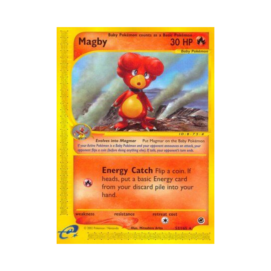 포켓몬 TCG 마그비 R 익스페디션 베이스 세트 (영문판)(Pokemon TCG Magby R Expedition Base Set (English Ver.))