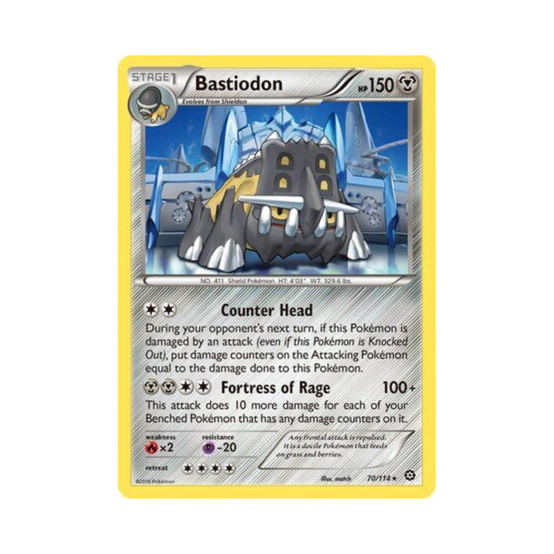 포켓몬 TCG 바리톱스 R 스팀 시즈 (영문판)(Pokemon TCG Bastiodon R Steam Siege (English Ver.)) - 1