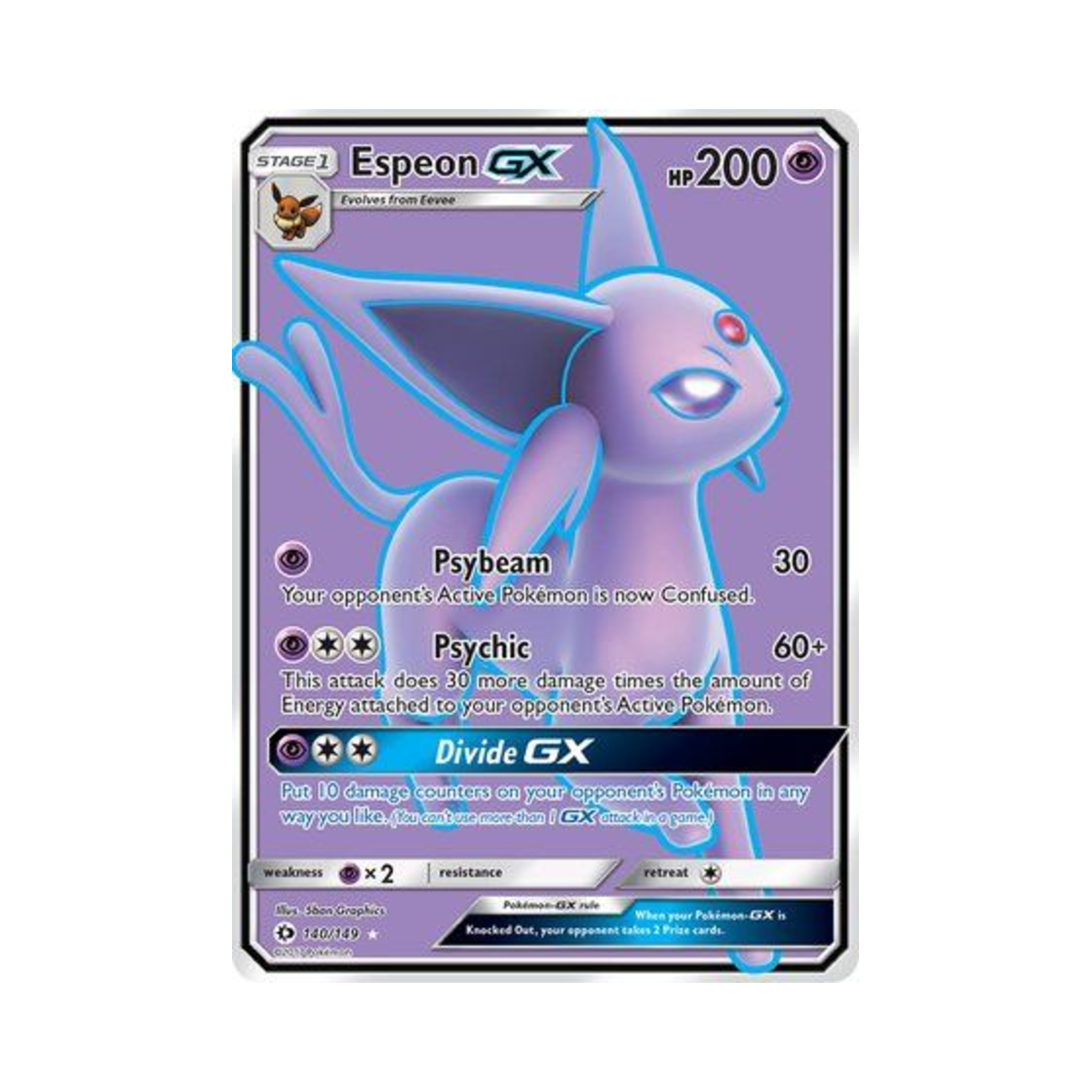 포켓몬 TCG 에브이 GX RU 썬 & 문 (영문판)(Pokemon TCG Espeon GX RU Sun & Moon (English Ver.)) - 1