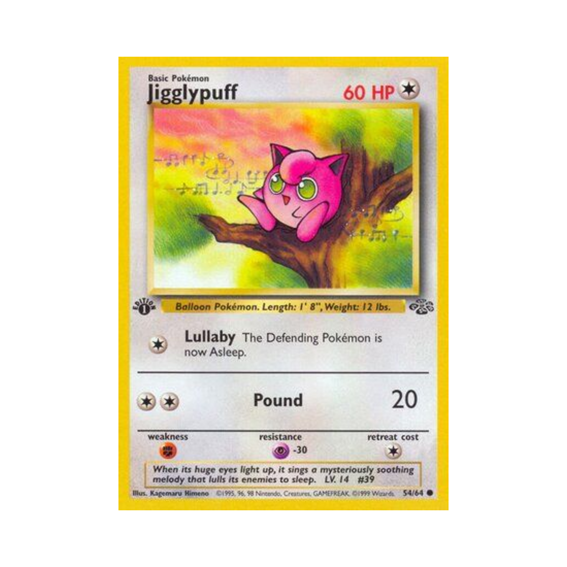 포켓몬 TCG 푸린 C 정글 (영문판)(Pokemon TCG Jigglypuff C Jungle (English Ver.)) - 1
