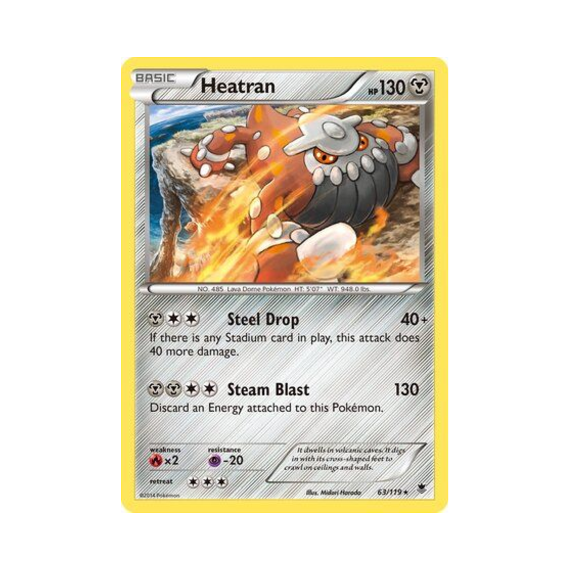 포켓몬 TCG 히드런 RH 팬텀 포스 (영문판)(Pokemon TCG Heatran RH Phantom Forces (English Ver.)) - 1