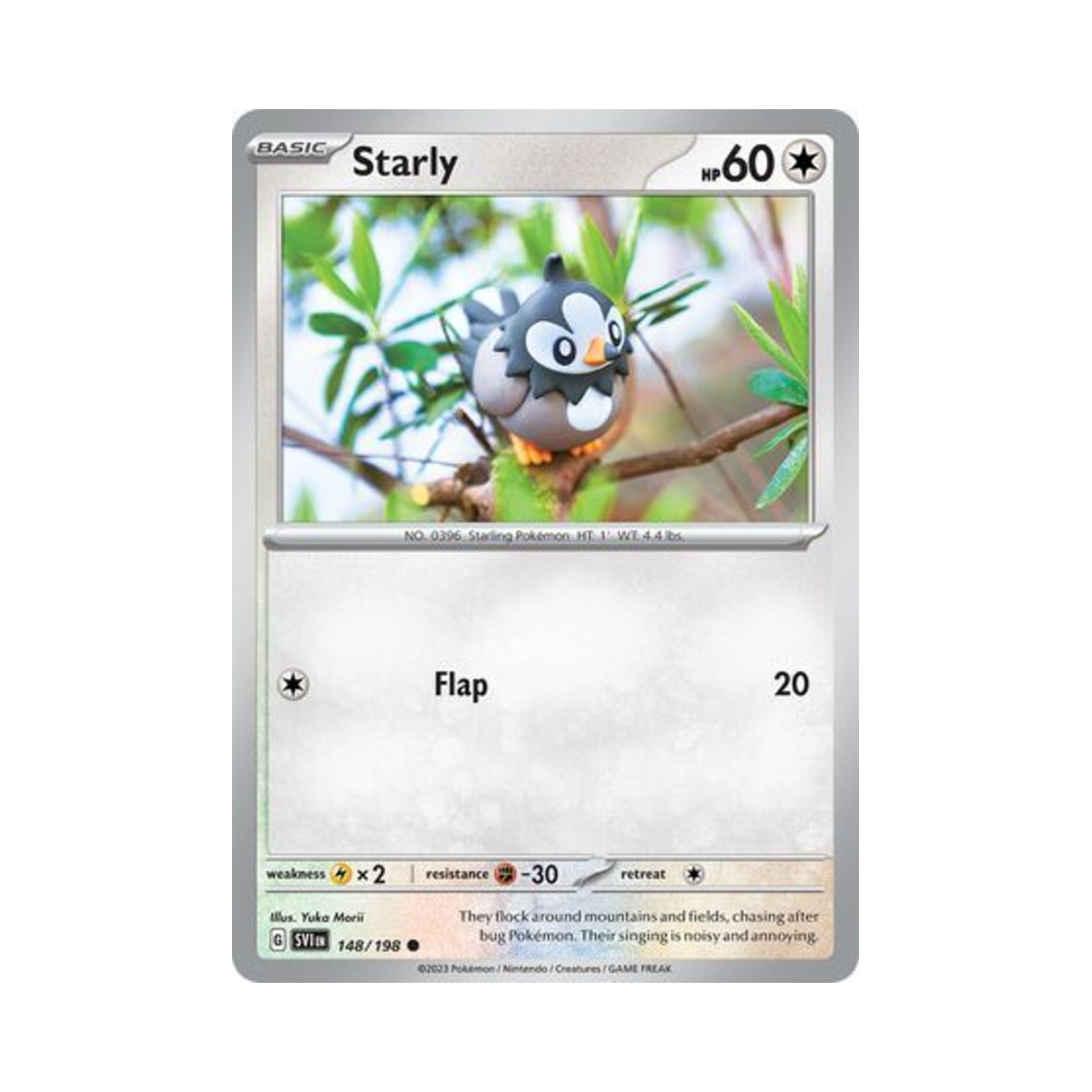 포켓몬 TCG 찌르꼬 C 스칼렛 & 바이올렛 (영문판)(Pokemon TCG Starly C Scarlet & Violet (English Ver.)) - 1