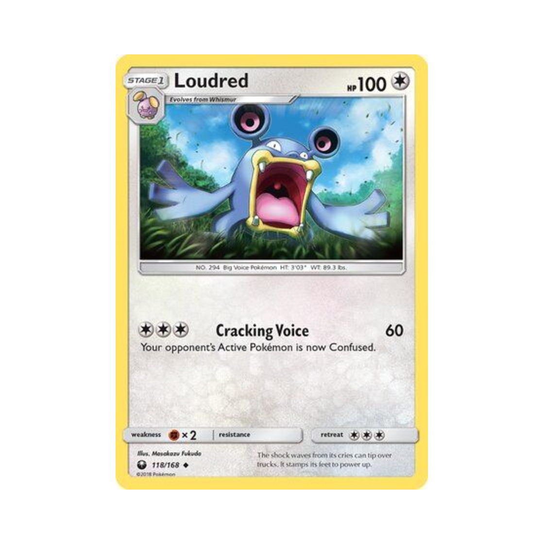 포켓몬 TCG 노공룡 U 셀레스티얼 스톰 (영문판)(Pokemon TCG Loudred U Celestial Storm (English Ver.)) - 1