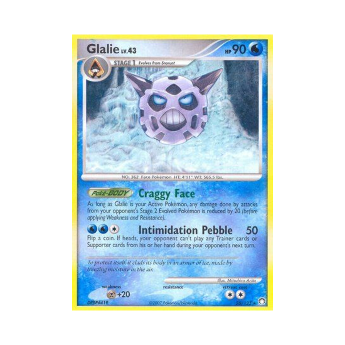 포켓몬 TCG 얼음귀신 R 미스터리어스 트레져스 (영문판)(Pokemon TCG Glalie R Mysterious Treasures (English Ver.)) - 1